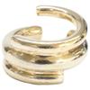 Blanc Iris 925 Circle Ring Ring Gold platedUsed