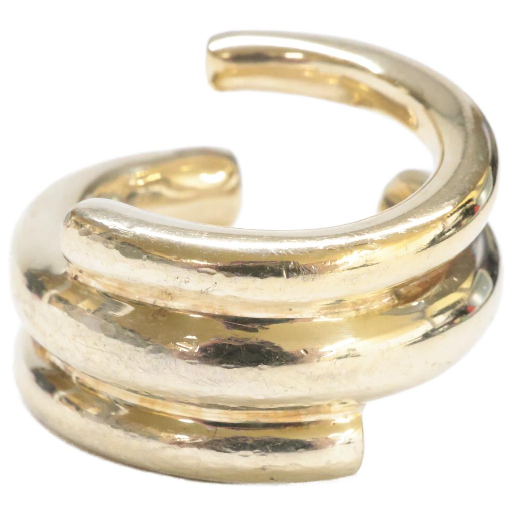 Blanc Iris 925 Circle Ring Ring Gold platedUsed