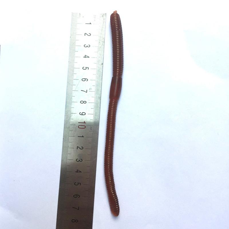 18Cm 5G Simulated Insect Model Tpr Soft Rubber Small Animal Pseudo Long Earthworm Pseudo Red Worm Toy
