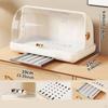 Bottle Drying Rack Dinnerware Organizer with Cover Portable for Cabinet Home Kitchen