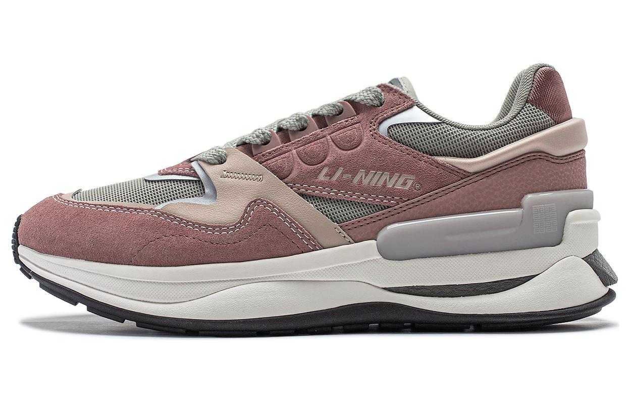 Li Ning 001 Original Aspiration V2 Универсальные Винтажные Массивные Кроссовки, Увеличивающая Высоту Платформа, Удобные AGCU061-3 43