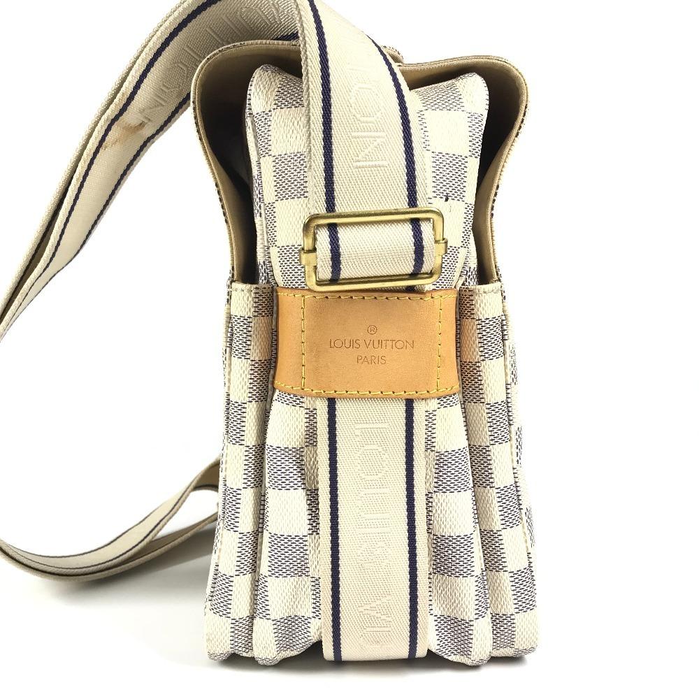Louis Vuitton N51189 Damier Azur Naviglio Bag Crossbody Shoulder Bag