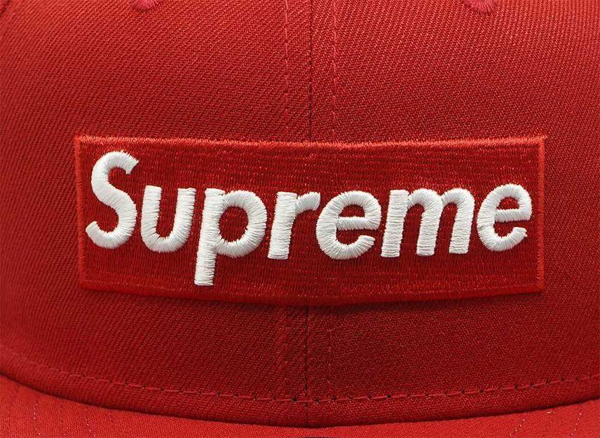Supreme MLB Drużyny Box Logo New Era Czerwony