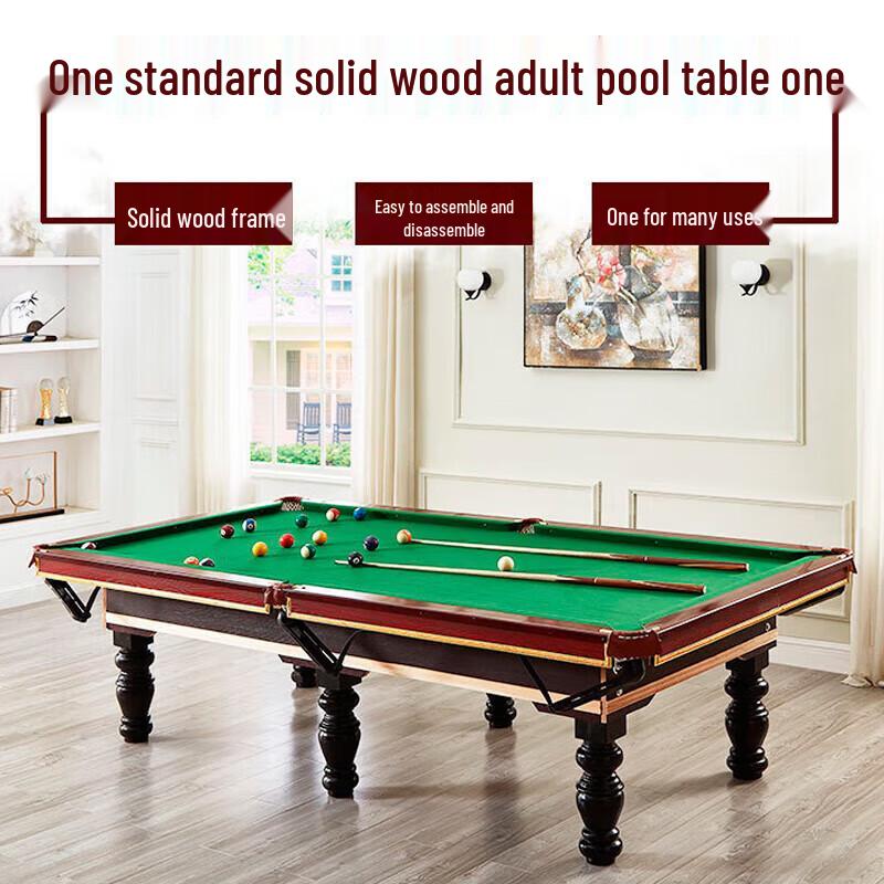 Zutong 9-Foot Black 8 Billiard Table