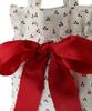Maison De Fleur Cherry Print Mini Ribbon 2-Way Bag, Ivory, Size F, PouchDrawstring Bag, 08000446300