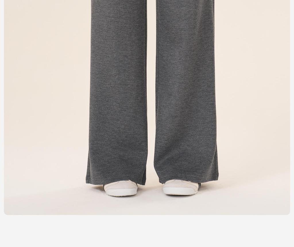 Petite Black Wide-Leg Maternity Pants - Non-Constricting for Spring & Autumn 2025