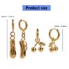 Retro Dance Shoe Cherry Drop Earrings Artistic Handcrafted Details Lightweight Comfort Ear Jewelry For Daily Wear