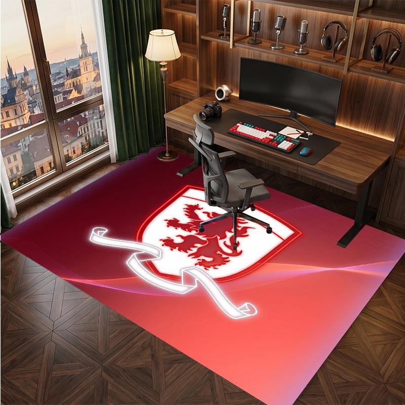 Tappeto in Velluto di Cristallo con Stampa del Middlesbrough Football Club, Comodo Assorbente d'Acqua Antiscivolo Tappeto per Pavimenti Interni