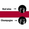 1/3pcs Vacuum Red Wine Bottle Cap Stopper Silicone Sealed Champagne Bottle Stopper Vacuum Retain Freshness Wine Plug Bar Tools