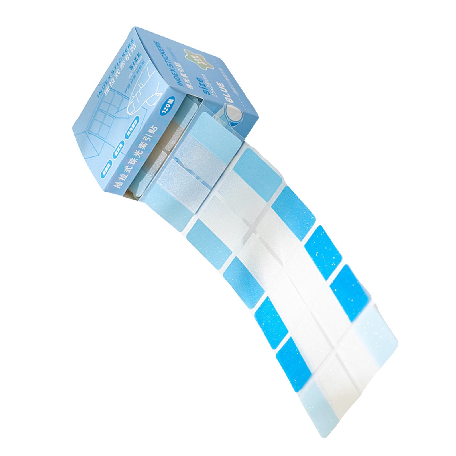 

120 шт. блестящие цветные этикетки самоклеящиеся индексные этикетки для записей ПЭТ маркеры для страниц самоклеящиеся заметки для книги блокнота D