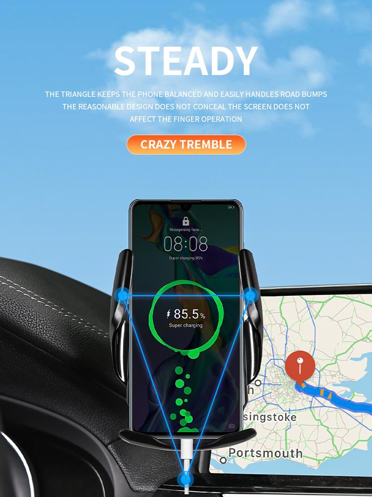 Car phone holder screen For MG MG4 EV 2022-2024 special anti-shake mobile phone navigation support frame for central control scr ytgyu6