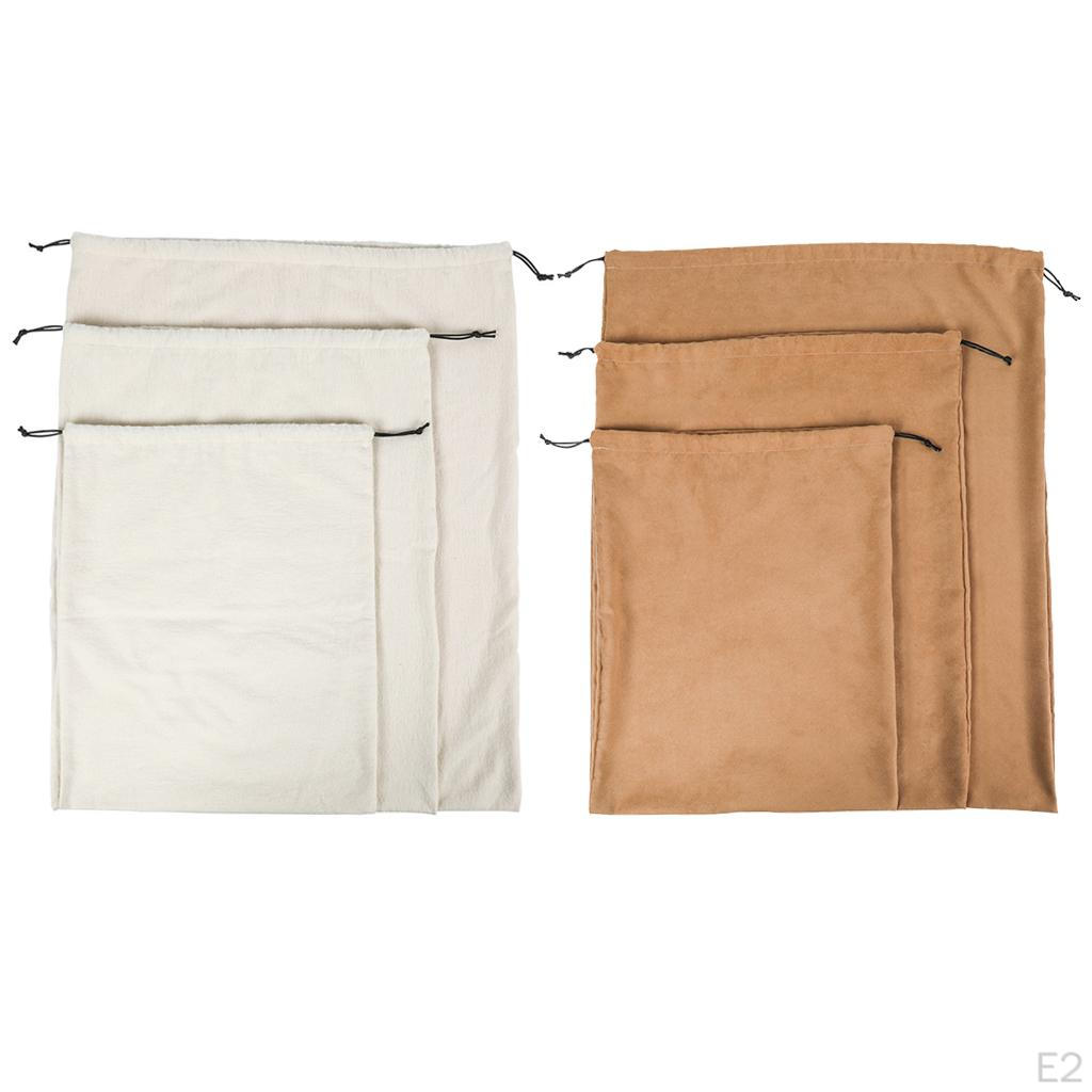 Breathable Dust-proof Drawstring Storage Pouch Bag for Shoes Footwear , Space Saving, Closet Home