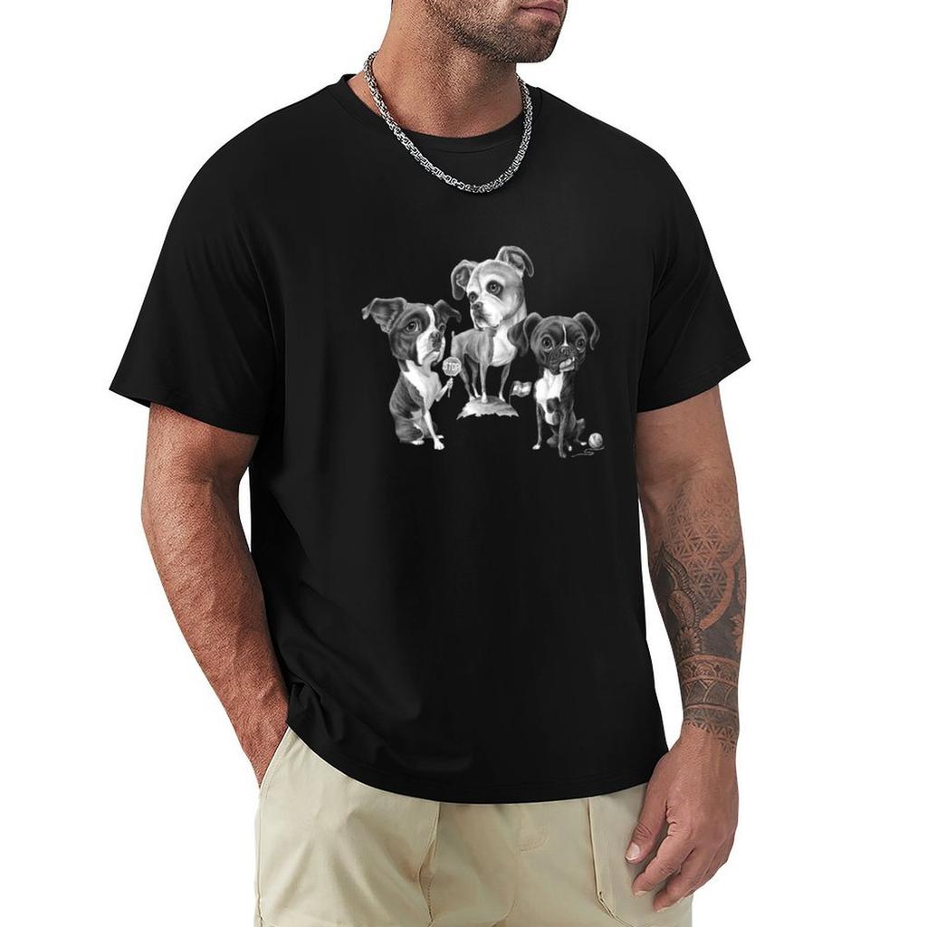 ZBP - All T-Shirt Boys Animal Print Hippie Clothes Plus Size Tops Quick-drying Mens Funny T Shirts