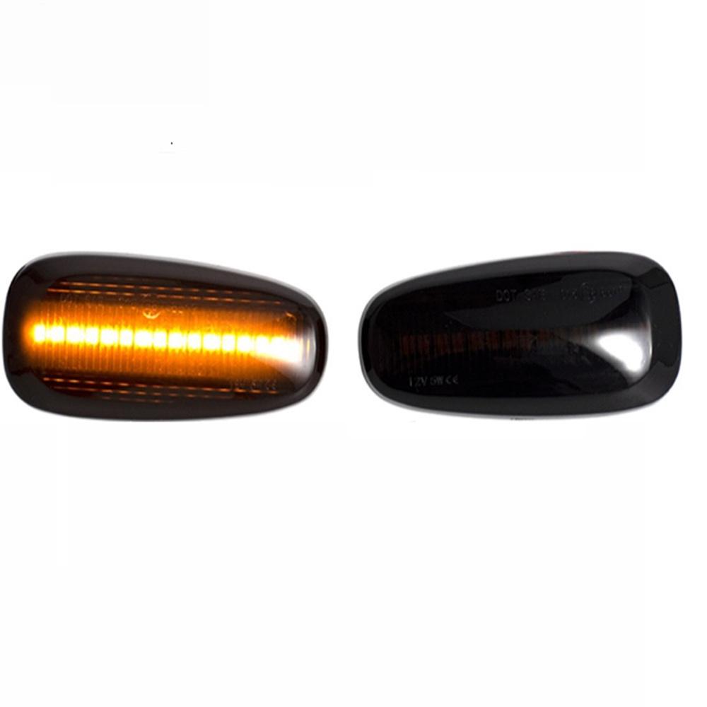 LED Side Turn Signal Light Dynamic Sequential Front Fender Side Marker Lamp For Holden Commodore VY/VZ For Opel Astra Zafira 2pcs