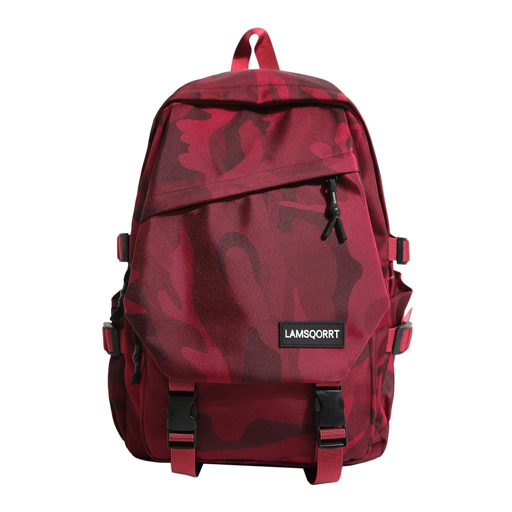 Schoolbag Large Capacity Dark Pattern School Bag Junior High School Student Design Sense Backpack High School Student Couple Tooling Wind Computer