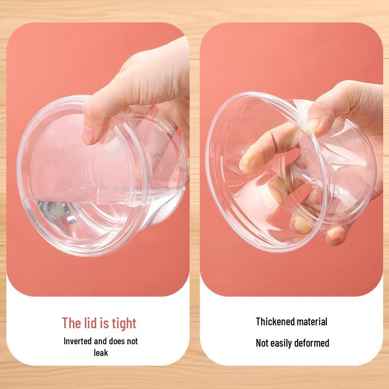 Disposable Dessert & Takeaway Bowls with Lids