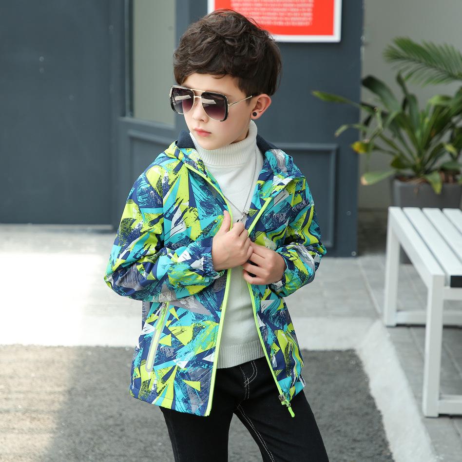 Children's Windproof Jacket for Outdoor Activities (Ages 6-14) - Autumn/Winter Activewear Coat