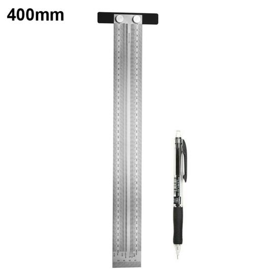 Edelstahl Präzisions-Markierungs-Messskalenlineal Stift Holzbearbeitungszubehör