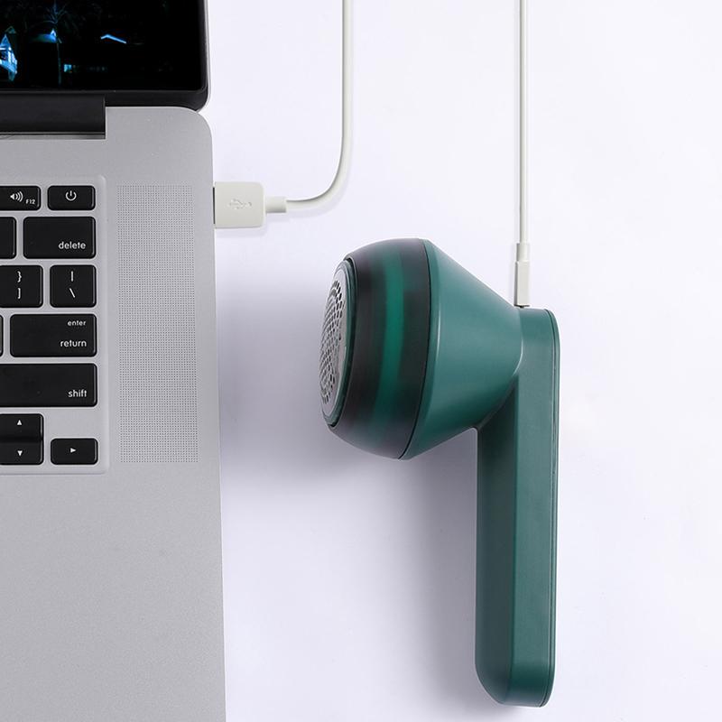 Tiptop Home Rasoio Elettrico Per Lanugine – Ricaricabile USB, 3 Lame (1x3 + 2x6), Con Spazzola E Custodia - 3