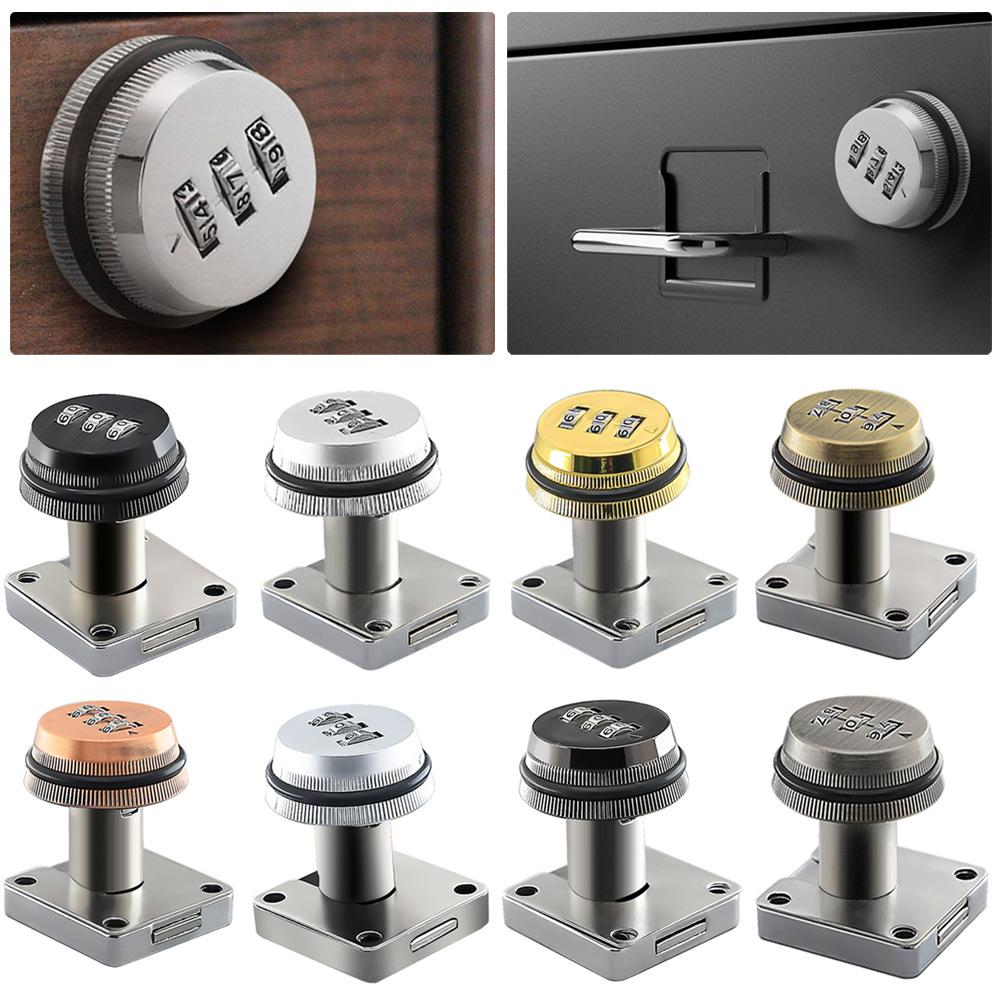 Cabinet Drawer Password Lock Digital Code Lock Office File Drawer Combination Password Code Anti-theft Furniture Hardware