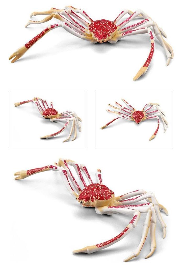 Nekogamiyama King Crab & Spider Crab Set of 2 Sea Creatures, Crustaceans, Crab, Fish Figurines, Models, Miniatures, Ornaments, Decorative Ornaments,
