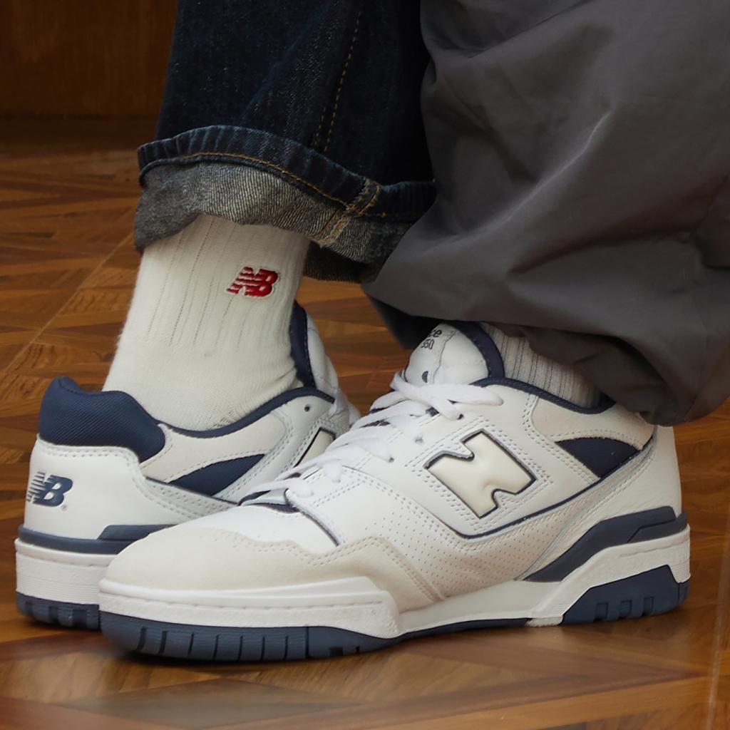 New Balance 550 2E Weite 'White Vintage Indigo' Herren BB550STG