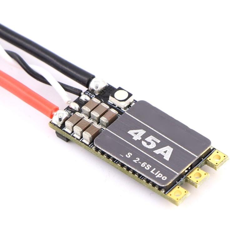 For BLHeli-S 2-6S Brushless Speed Controller 35A 45A with LED Light For Remote Control FPV Drones Parts