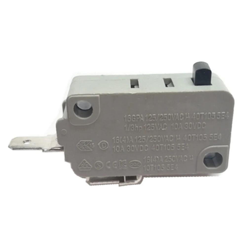 1pc KW3A Microwave Oven Travel Switch Limit Switch Kitchen Normally Closed Switch For Kitchen Appliances Accessories