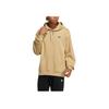 adidas Logo Kangaroo Pocket Drawstring Hoodie Unisex Tops Khaki IB2712
