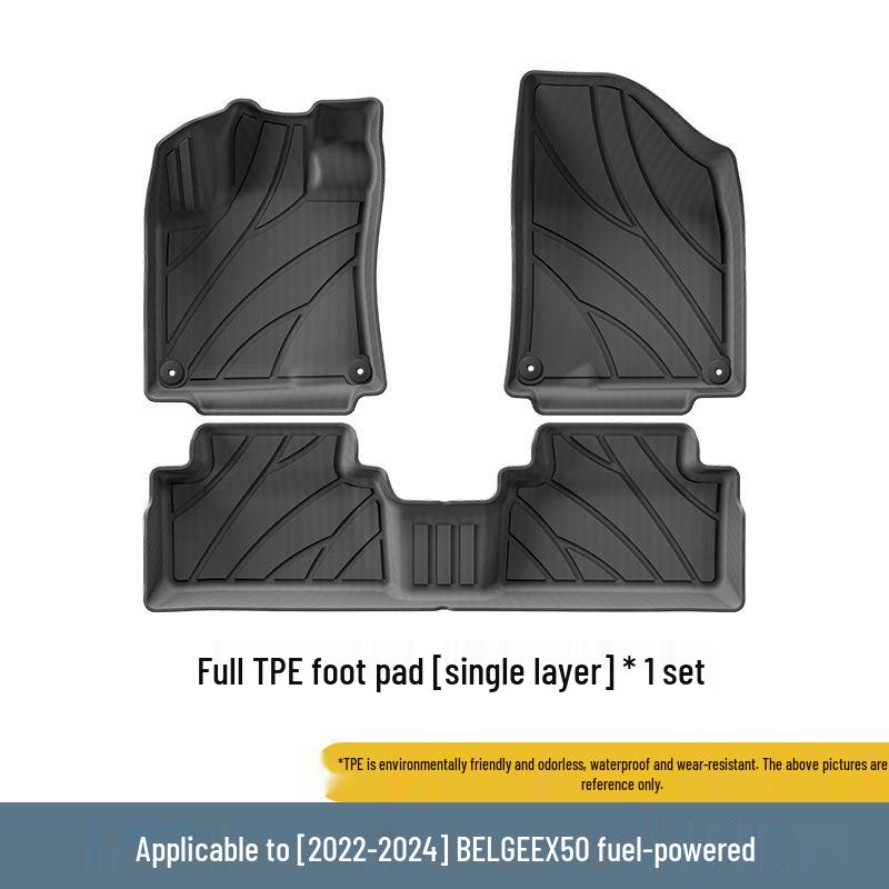 Fits Model 22-24 BELGEE Bin Yue X50/Proton X50 Full Coverage TPE Car Floor Mats