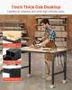 48" Workbench on Wheels Adjustable Height Table with Power Outlet & Pegboard