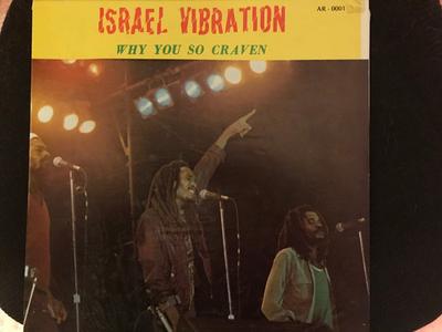 LP Record ISRAEL VIBRATION - Why You So Craven AR0001 Arrival Jamaica Reggae, Ska & Dub Used