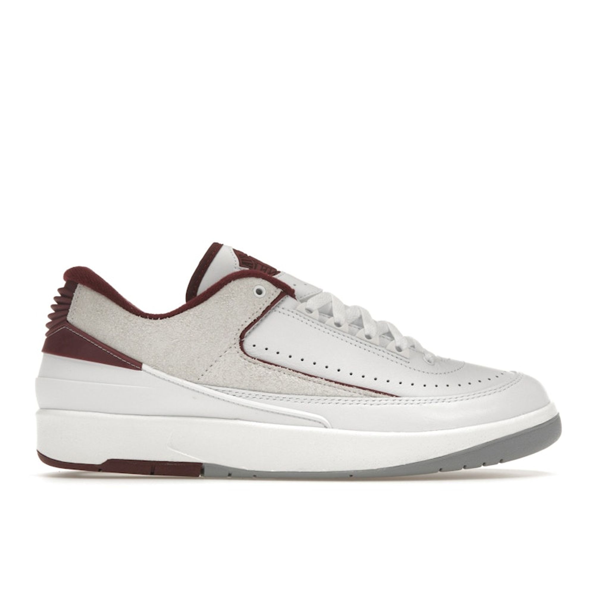 

Мужские кроссовки Air Jordan 2 Retro Low Cherrywood белый вишневый-красный светло-стальной-серый DV9956-103 42