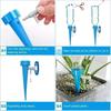 48/12/6pcs Auto Drip Irrigation Watering System Dripper Spike Kits Garden Household Plant Flower Automatic Waterer Tools