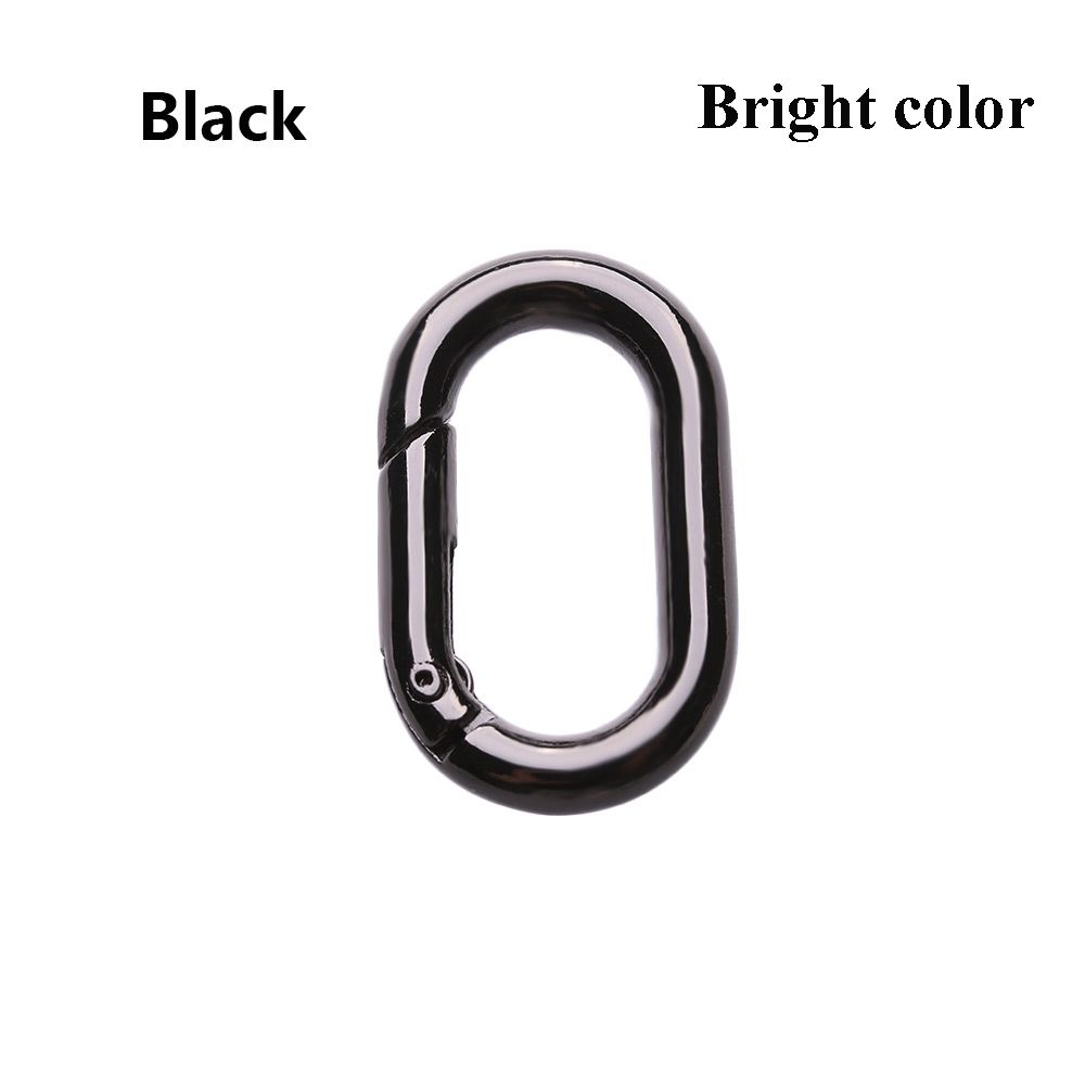 Camping Hiking Accessories Outdoor Carabiner Handbags Clips Spring Oval Rings Bag Belt Buckles