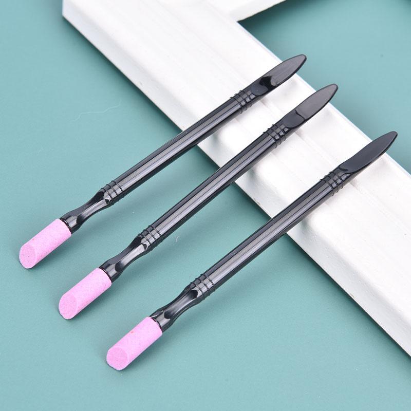 1Pc Nail Art Quartz Pusher Cut Tool Manicure Stone Polish Stick Grinding Rod