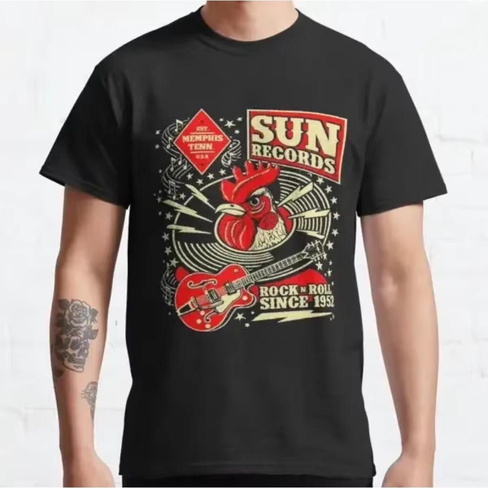 Gothic Rockabilly Rock and Roll Creative TShirt Cool Men Skull Dice Rockers Graphic Tshirts Male Fashion Hip-hop Tops XS-4XL