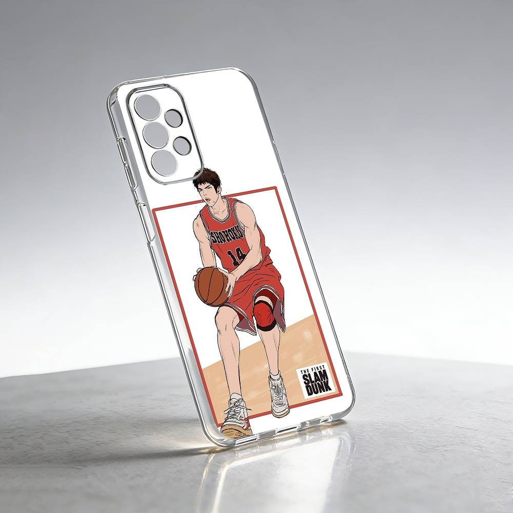 Slam Dunk Hisashi M-Mitsui   Phone Case Transparent Silicone Soft For Samsung S25,S24,S21,S22,S23,S30,Ultra,S20,Plus,Fe Samsung S20plus5G