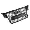 RS4 Style Honeycomb Sport Mesh Hex Grille Grill Fit A4/S4 B8 2009-2012