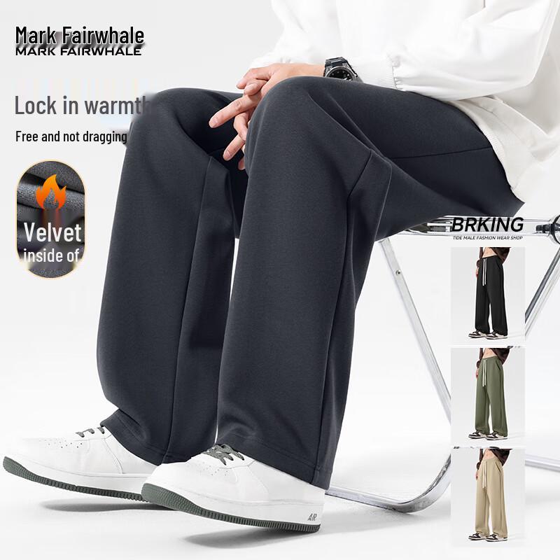 Mark Fairwhale Men's Heavyweight Straight Casual Sweatpants