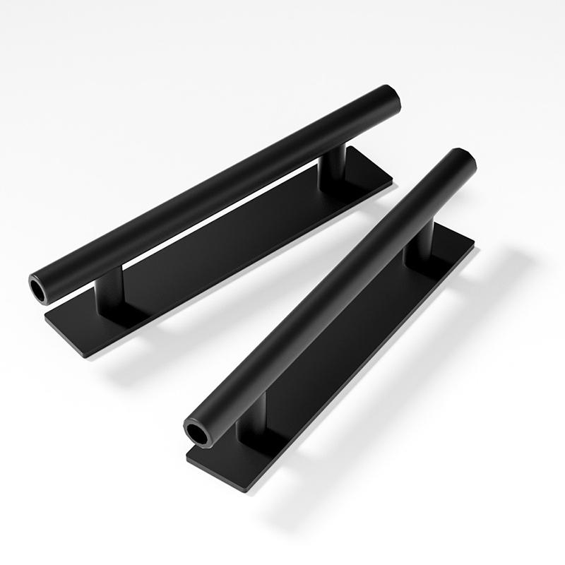 2Pcs Abs Door Handle Self-Adhesive Punch-Free Door Knob Wardrobe Cabinet Drawer Cupboard Handlebar Home Furniture Hardware