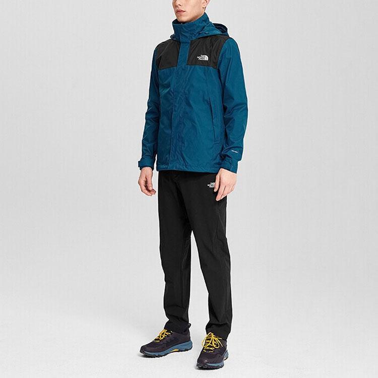 THE NORTH FACE Waterproof, Windproof, And Breathable Windbreaker Jacket Men's Blue NF0A4UAU-Y01