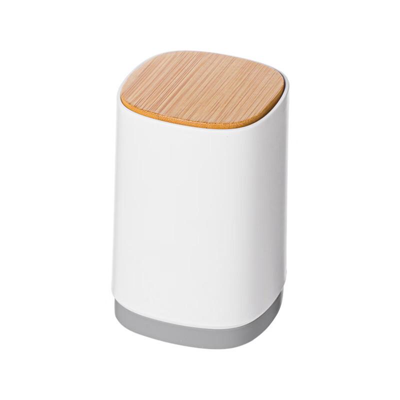

Automatic Press-Type Toothpick and Cotton Swab Organizer