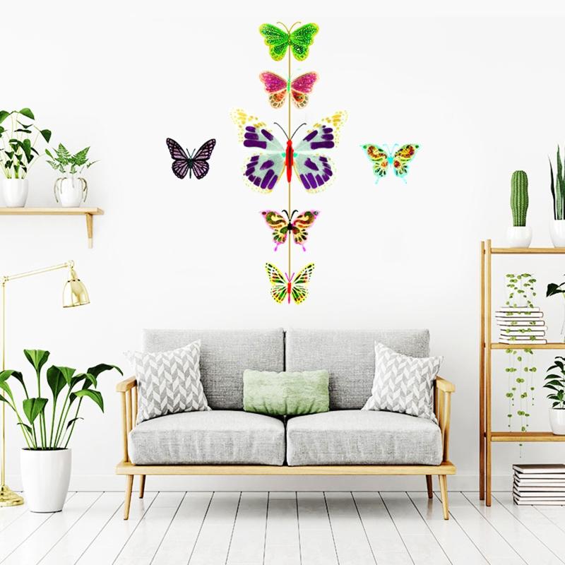 4 Pieces for Butterfly Wall Hanging Epoxy Molds Diy Keychain Wall Decoration for Butterfly Coaster for Key Pendant Silic