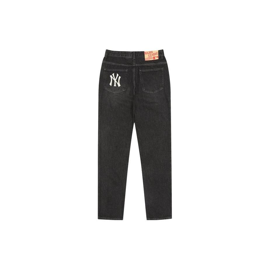 New MLB New York Yankees Jeans Men's Black 31DPM1041-50L