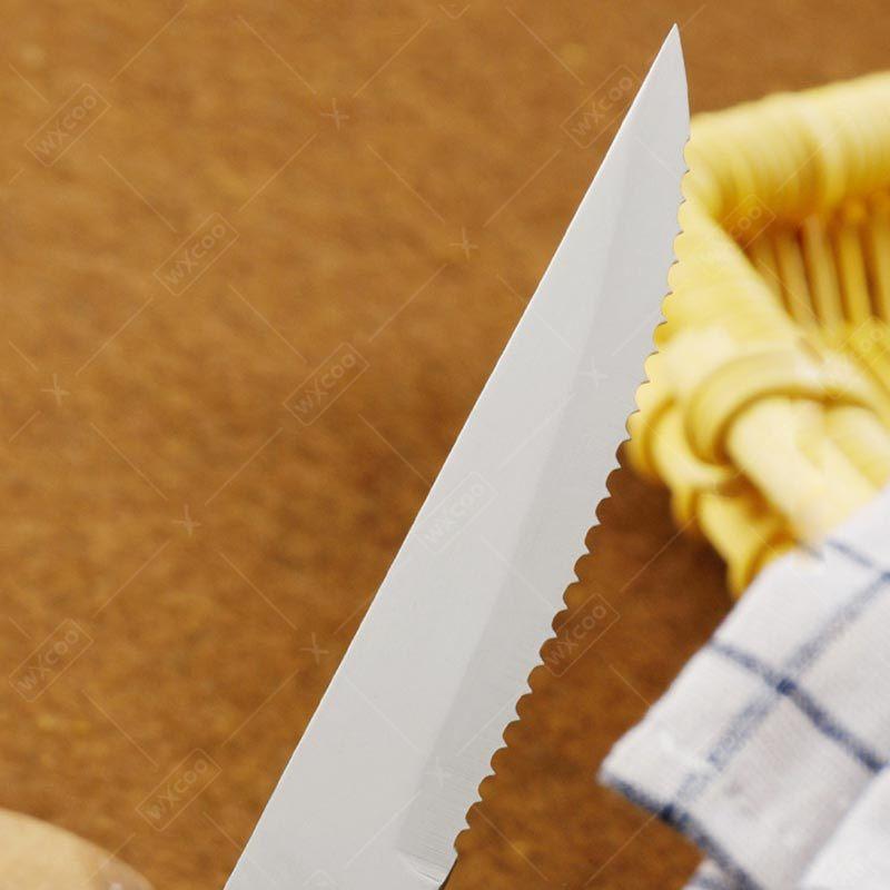 Professional Steak Knife Stainless Steel Barbecue Knife Fruit Vegetable Meat Boning Knives Peeling Cutting Knife Wooden Handle