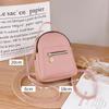 Fashion Business Small Shoulder Bag Mini Backpack Waterproof PU Daypack