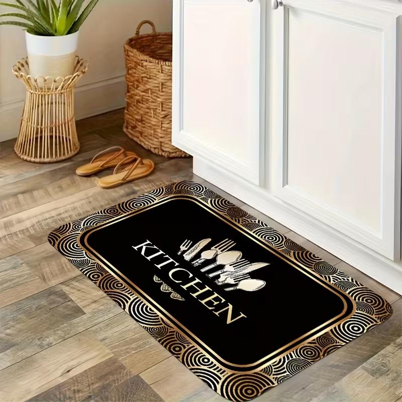 Anti-Slip Kitchen Floor Mat Suitable for Standing, Non-Skid Mat, Machine Washable Soft Cushioning Mat for Sink, Laundry Room