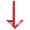 Carpenter Rule Aluminum Alloy Woodworking Center Scribe Square Center Scriber