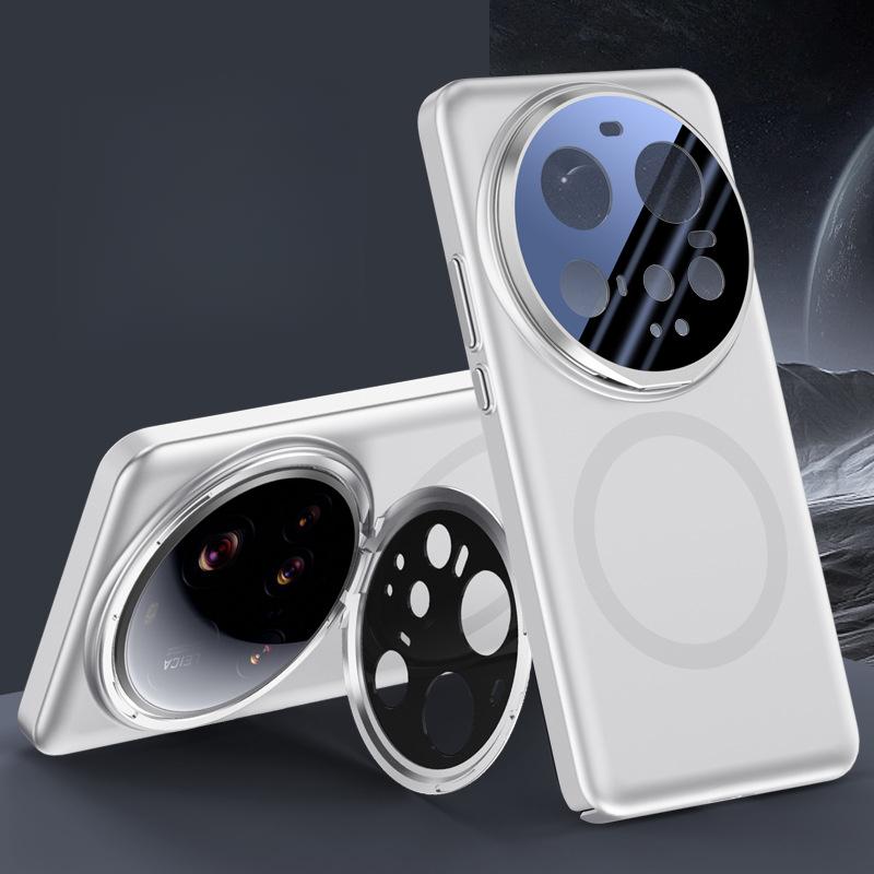 

Подходит для чехла для телефона Xiaomi 15ultra, матовый держатель для объектива, Xiaomi противоударный полный пакет магнитный 15u для деловых мужчин Mi 15 Ultra